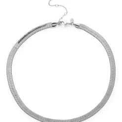 Water-Resistant Short Wide Layering Necklace