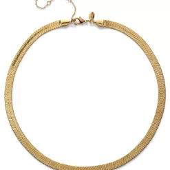 Water-Resistant Short Wide Layering Necklace