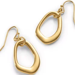 Water-Resistant Wire Drop Earrings