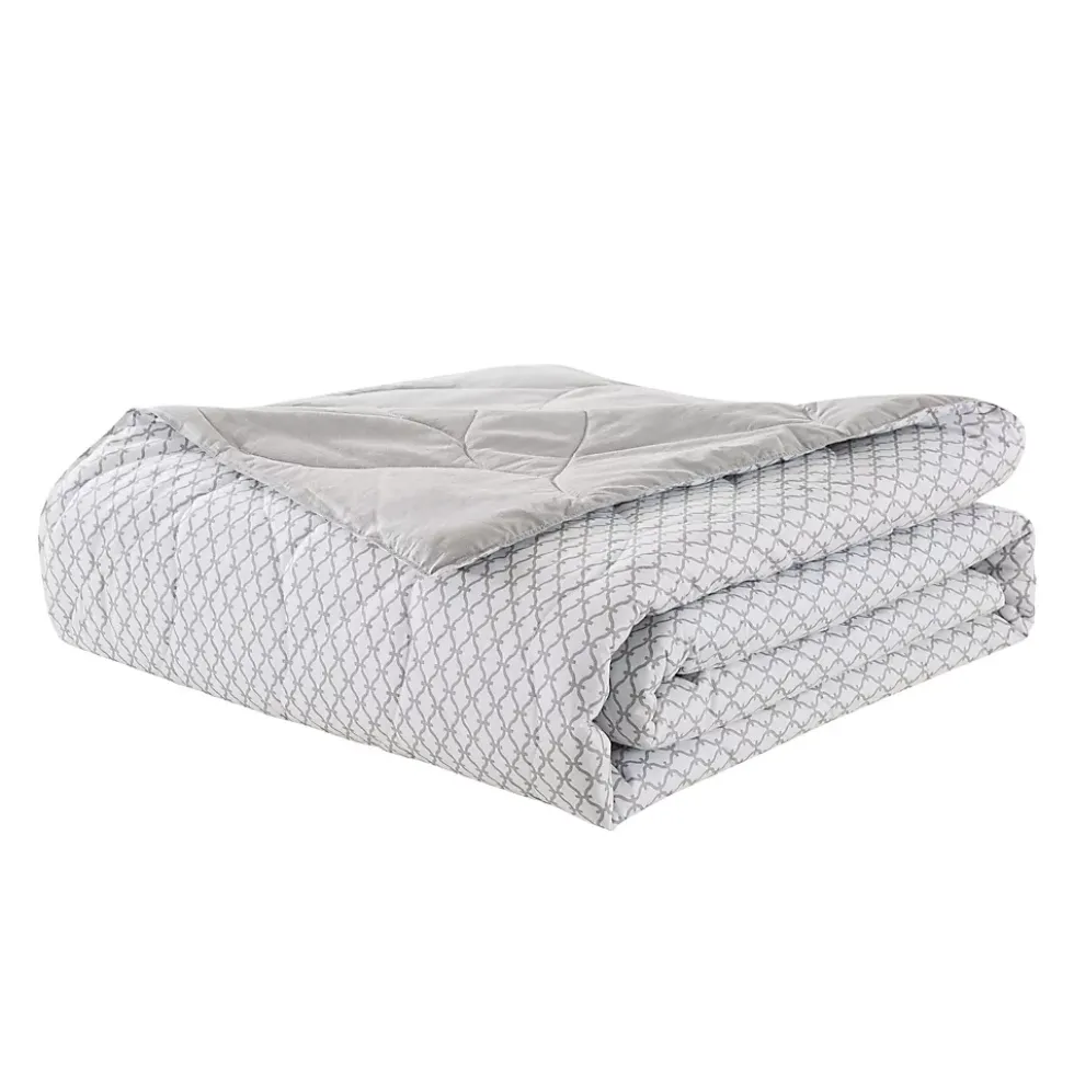 Waverly Antimicrobial Cotton Reversible Down Alternative Bed Blanket