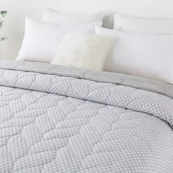 Waverly Antimicrobial Cotton Reversible Down Alternative Bed Blanket