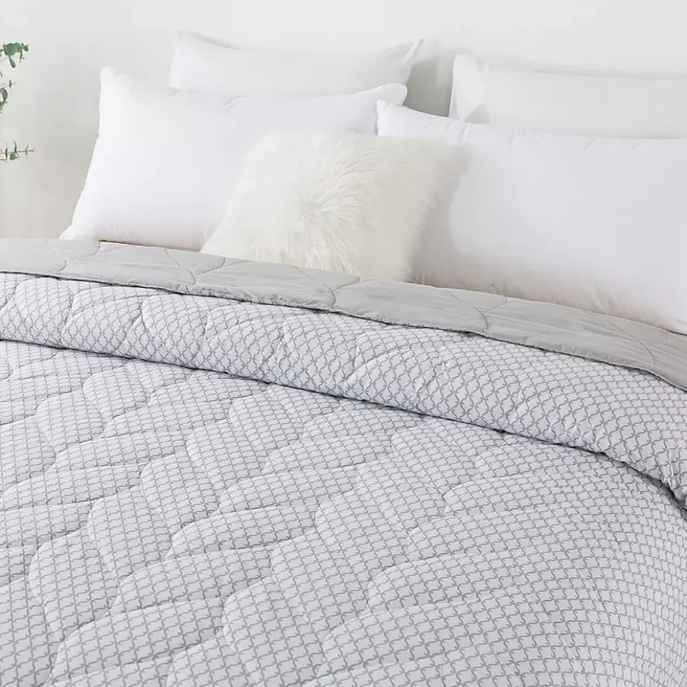 Waverly Antimicrobial Cotton Reversible Down Alternative Bed Blanket