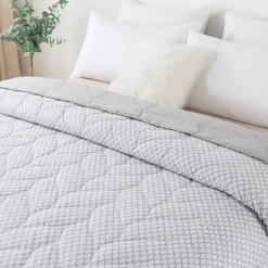 Waverly Antimicrobial Cotton Reversible Down Alternative Bed Blanket