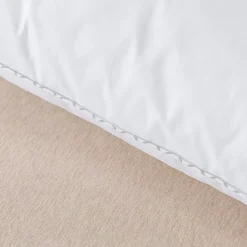Waverly Antimicrobial 233 Thread Count Cotton White Duck Down and Feather Bed Pillow