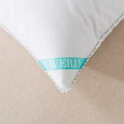 Waverly Antimicrobial 233 Thread Count Cotton White Duck Down and Feather Bed Pillow