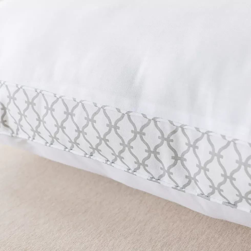 Waverly Antimicrobial 180 Thread Count Cotton Down Alternative Gusseted Bed Pillow