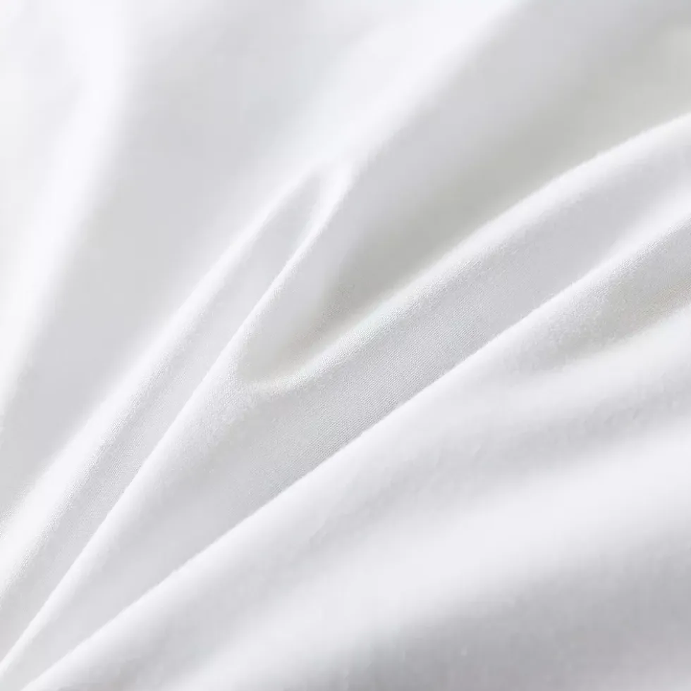 Waverly Antimicrobial 233 Thread Count Cotton White Duck Down and Feather Blend Bed Pillow