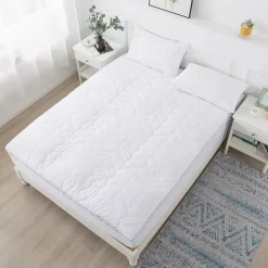 Waverly Cotton Quilted Dual Chamber Down Alternative and Duck Feather Mattress Topper