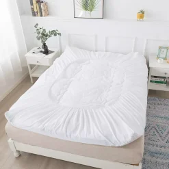 Waverly Cotton Quilted Dual Chamber Down Alternative and Duck Feather Mattress Topper