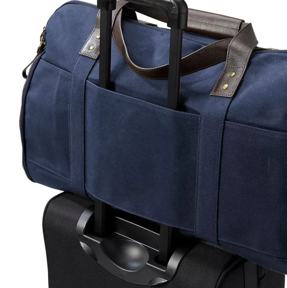 Waxed Canvas Convertible Garment Duffle