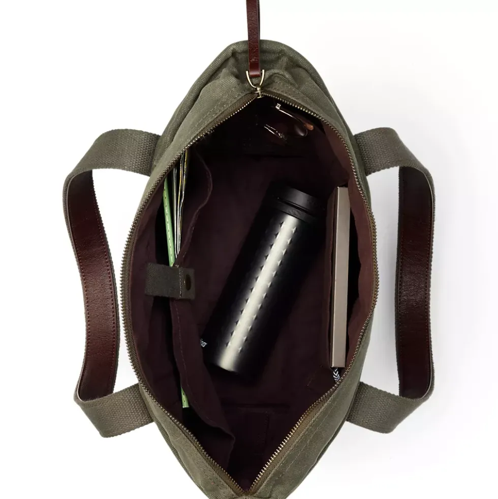 Waxed Canvas Tote