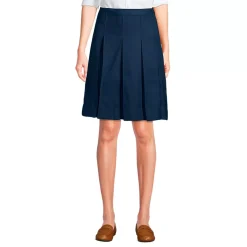 Women's Above the Knee Box Pleat Skirt