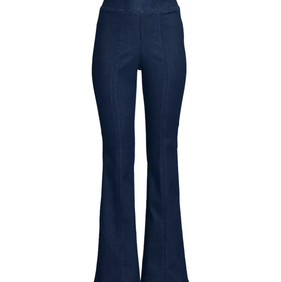 Women's Adaptive Lycra High Rise Pull On Flare Jeans