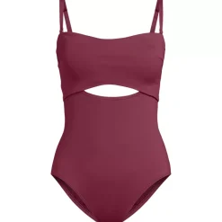 Women's Bandeau Cut Out One Piece