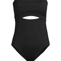 Women's Bandeau Cut Out One Piece