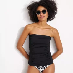 Women's Bandeau Tankini Swimsuit Top