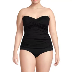 Women's Bandeau Tankini Swimsuit Top