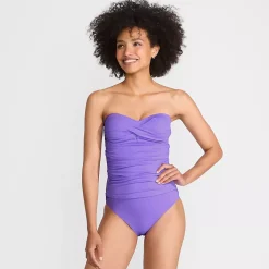 Women's Bandeau Tankini Swimsuit Top