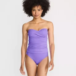 Women's Bandeau Tankini Swimsuit Top