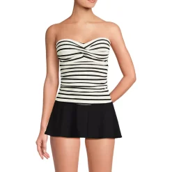 Women's Bandeau Tankini Swimsuit Top
