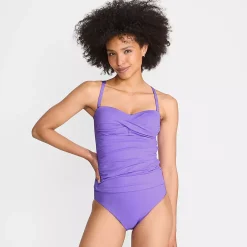 Women's Bandeau Tankini Swimsuit Top