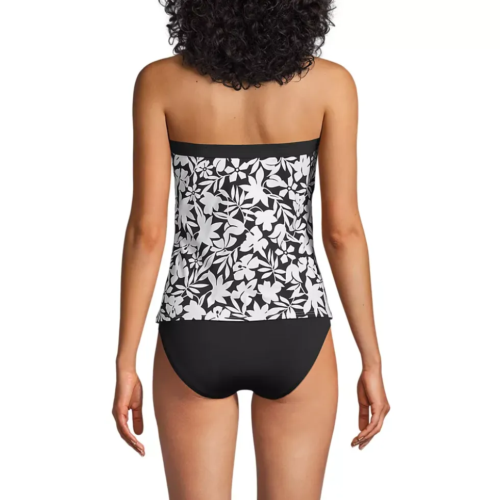 Women's Bandeau Tankini Swimsuit Top