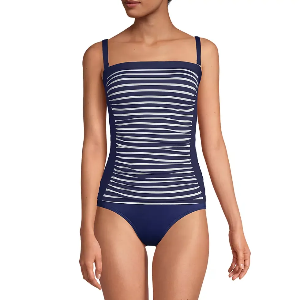 Women's Bandeau Tankini Swimsuit Top