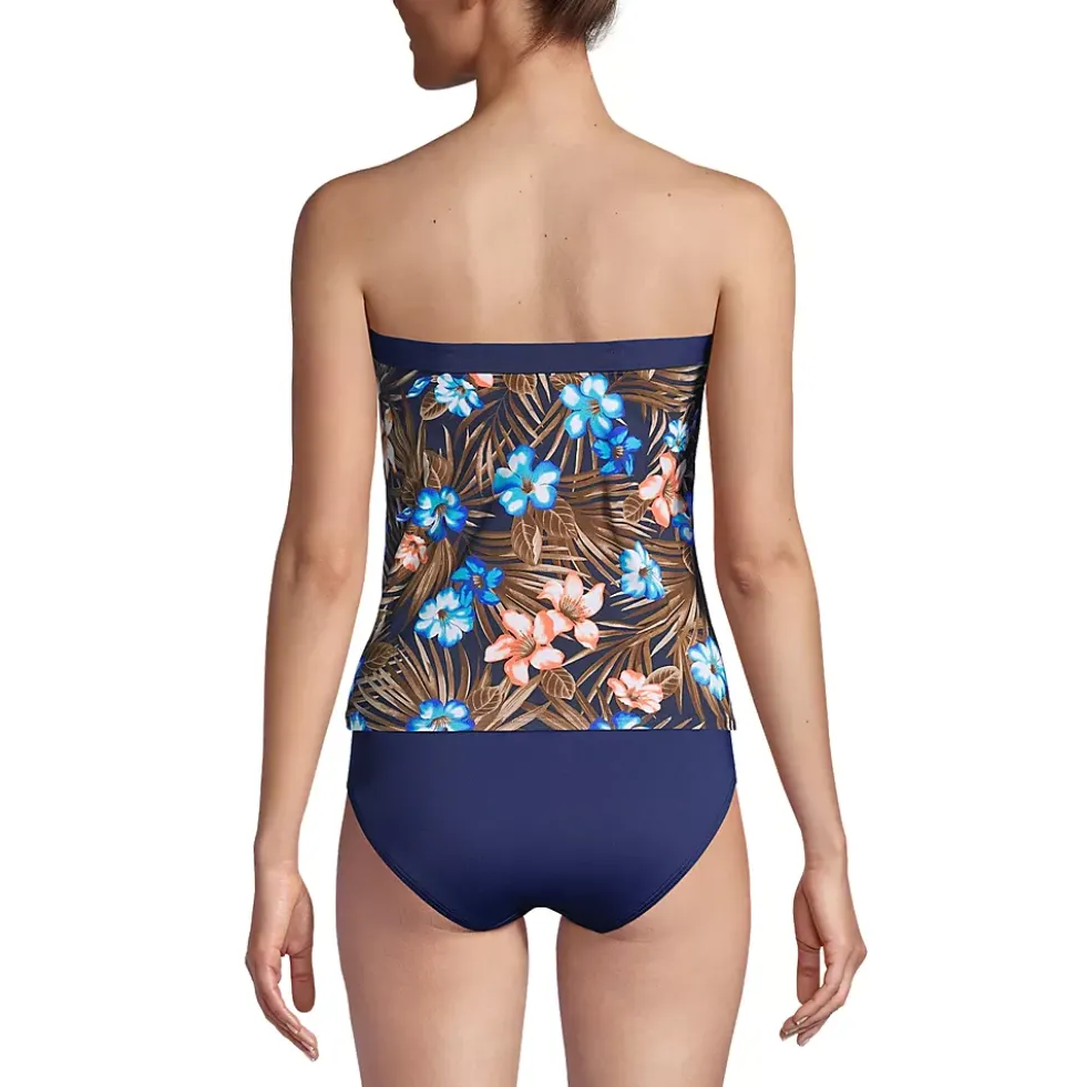 Women's Bandeau Tankini Swimsuit Top