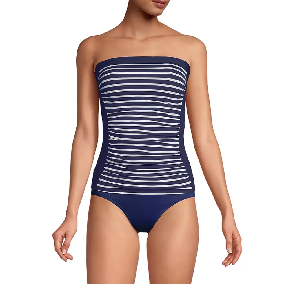 Women's Bandeau Tankini Swimsuit Top