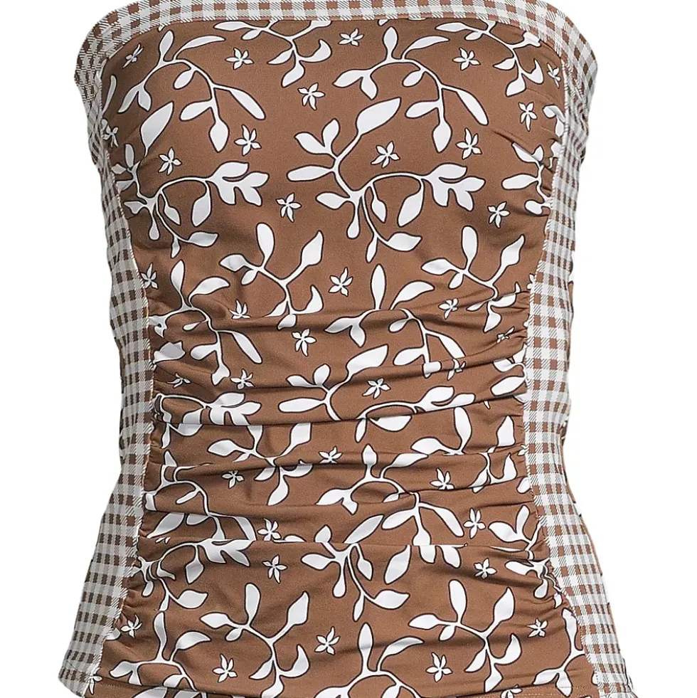 Women's Bandeau Tankini Swimsuit Top