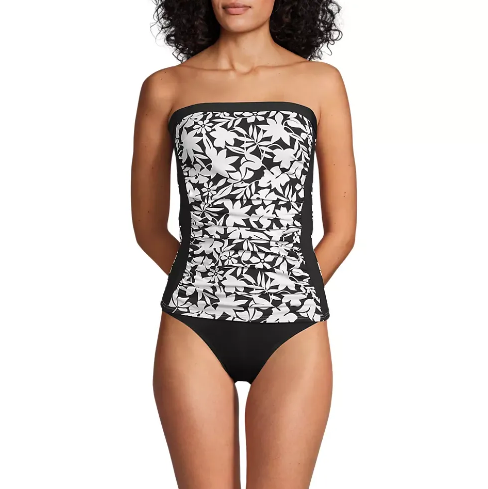 Women's Bandeau Tankini Swimsuit Top