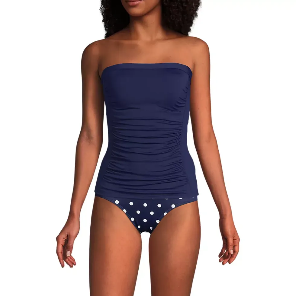 Women's Bandeau Tankini Swimsuit Top