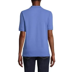 Women's Banded Short Sleeve Mesh Polo