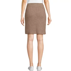 Women's Boucle Shaker Above the Knee Sweater Skirt