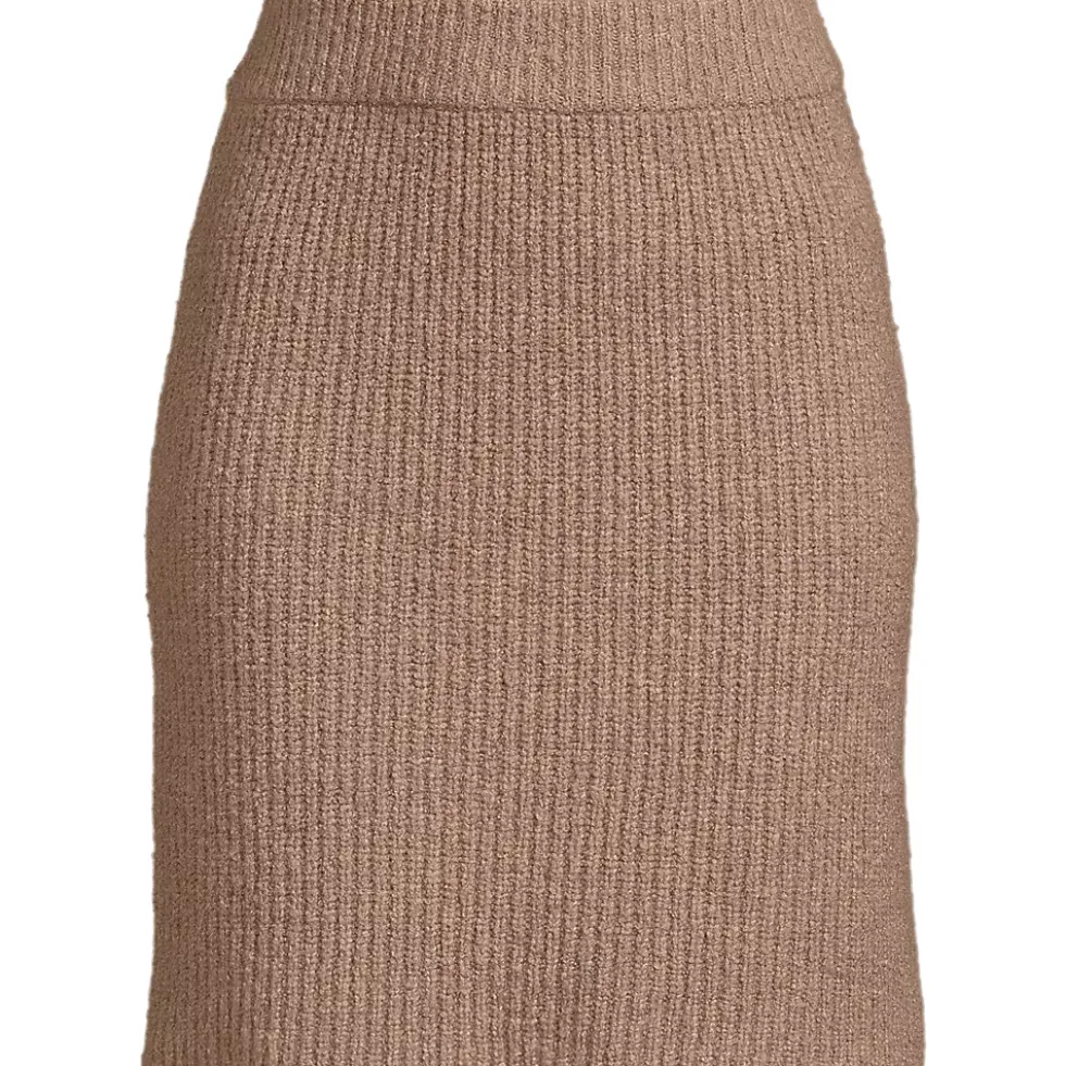 Women's Boucle Shaker Above the Knee Sweater Skirt