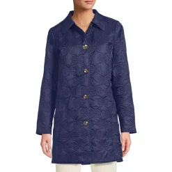 Women's Bow Quilted Insulated Coat