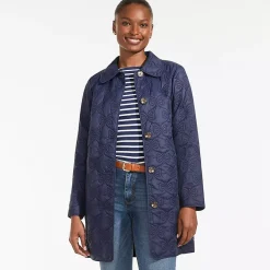 Women's Bow Quilted Insulated Coat