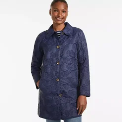 Women's Bow Quilted Insulated Coat