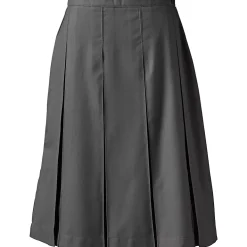 Women's Box Pleat Skirt Below the Knee