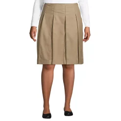Women's Box Pleat Skirt Top of Knee