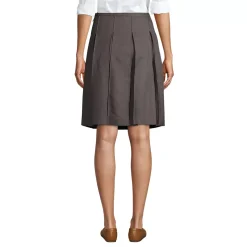 Women's Box Pleat Skirt Top of Knee