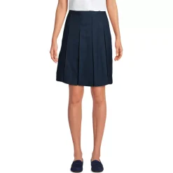 Women's Box Pleat Skirt Top of Knee