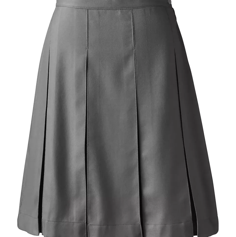 Women's Box Pleat Skirt Top of Knee