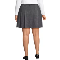 Women's Brushed Flannel Pleated Mini Skirt