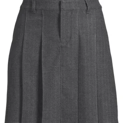 Women's Brushed Flannel Pleated Mini Skirt