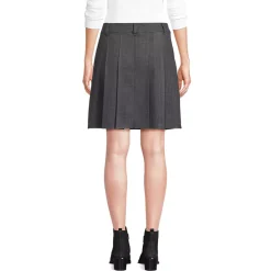 Women's Brushed Flannel Pleated Mini Skirt