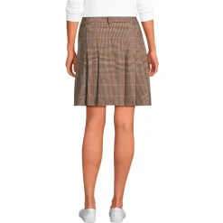 Women's Brushed Flannel Pleated Mini Skirt