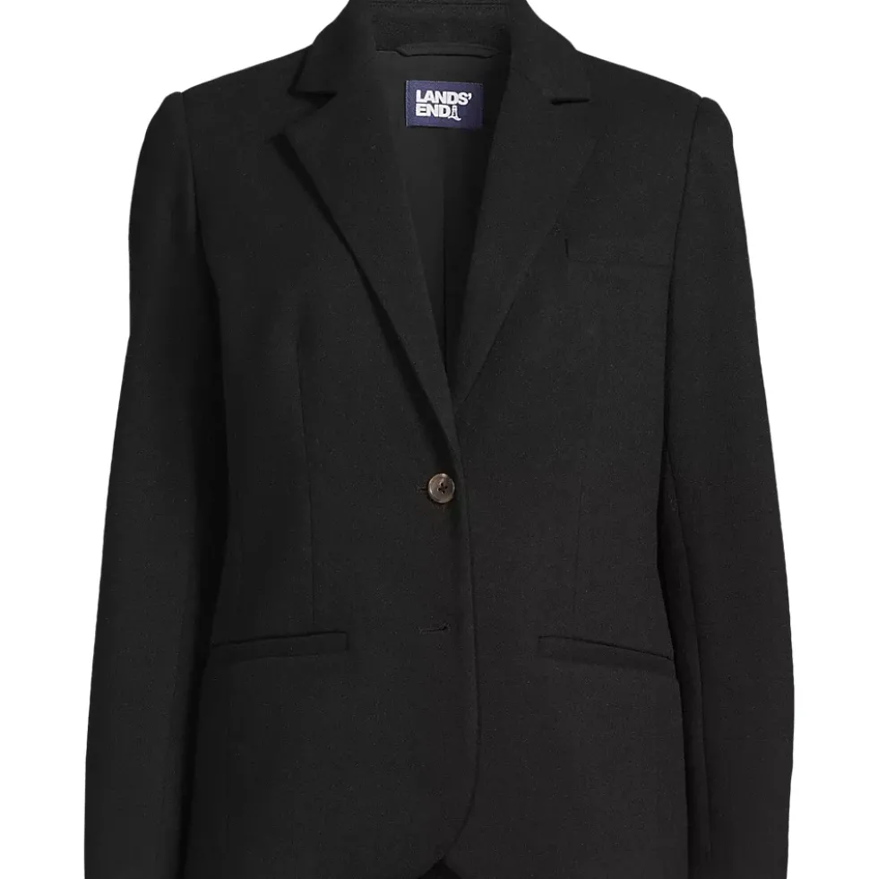 Women's Brushed Ponte Traditional Blazer