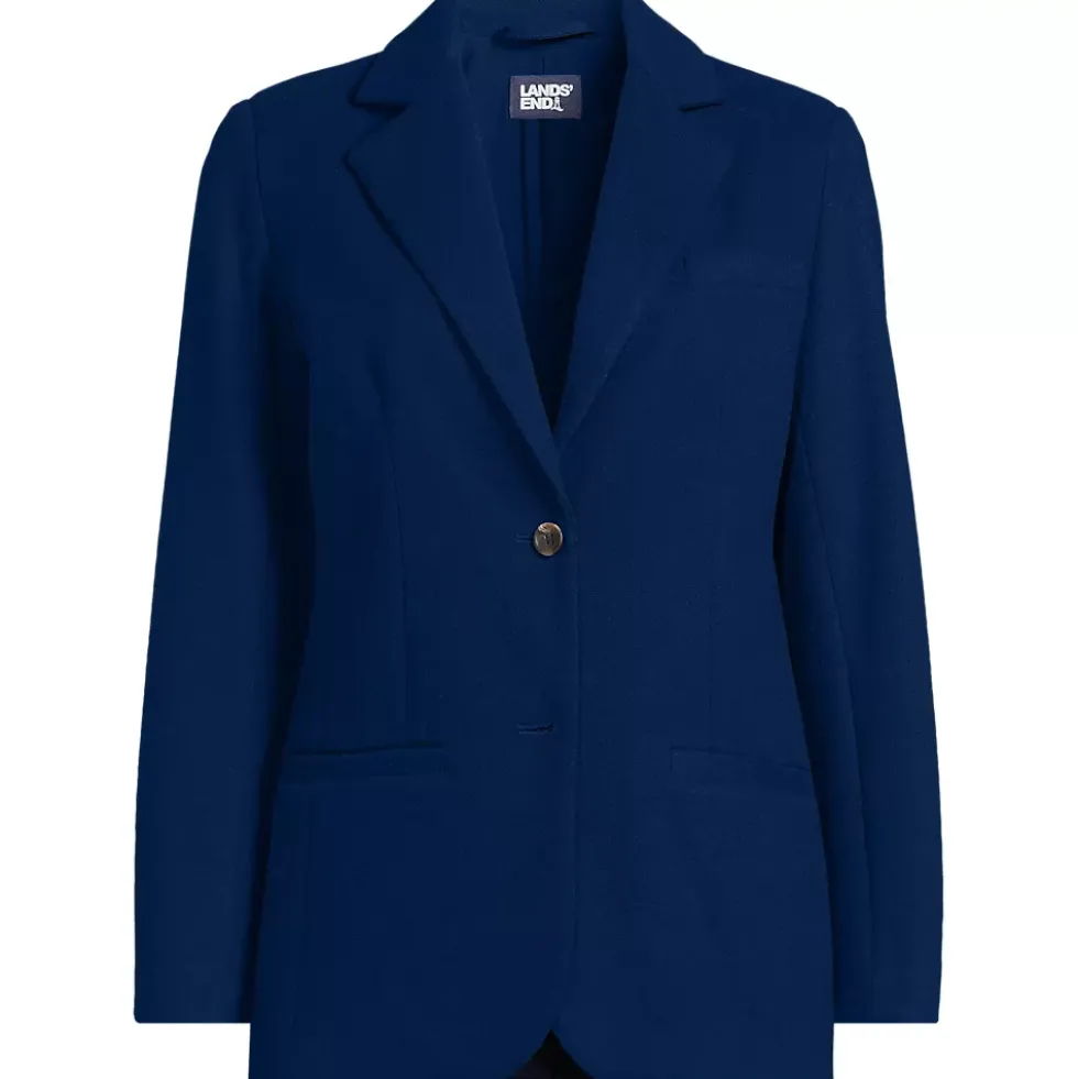Women's Brushed Ponte Traditional Blazer