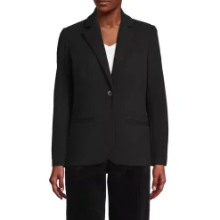 Women's Brushed Ponte Traditional Blazer